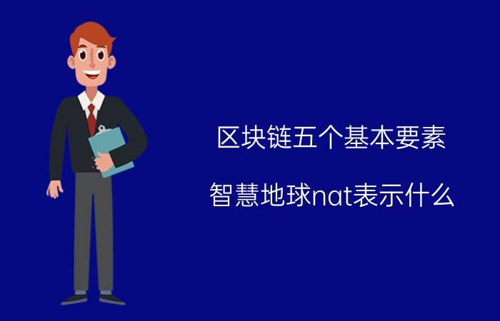 区块链五个基本要素 智慧地球nat表示什么？